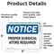 Signmission 3.5 in Height, 5 in Width, Vinyl Decal, Rectangle OS-2PACK-NS-D-35-L-17899 - alternate 2